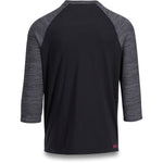Dakine Roots long sleeve shirt black body with heathered gray raglan sleeves