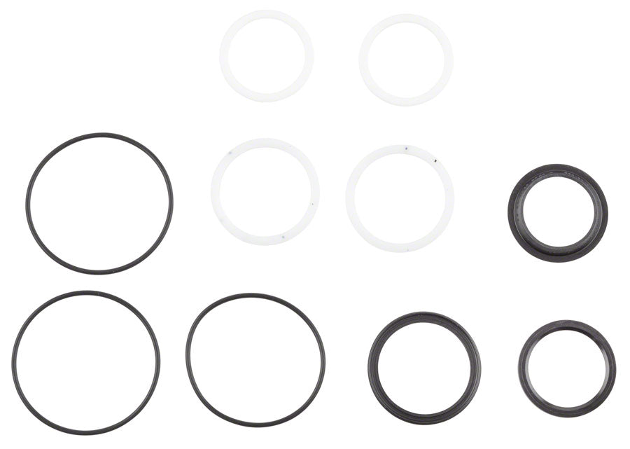 FOX Racing shock rebuild seal kit with black rubber o-rings and seals