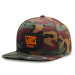 VZLA Flat Bill Snapback Hat - Camo 2.0