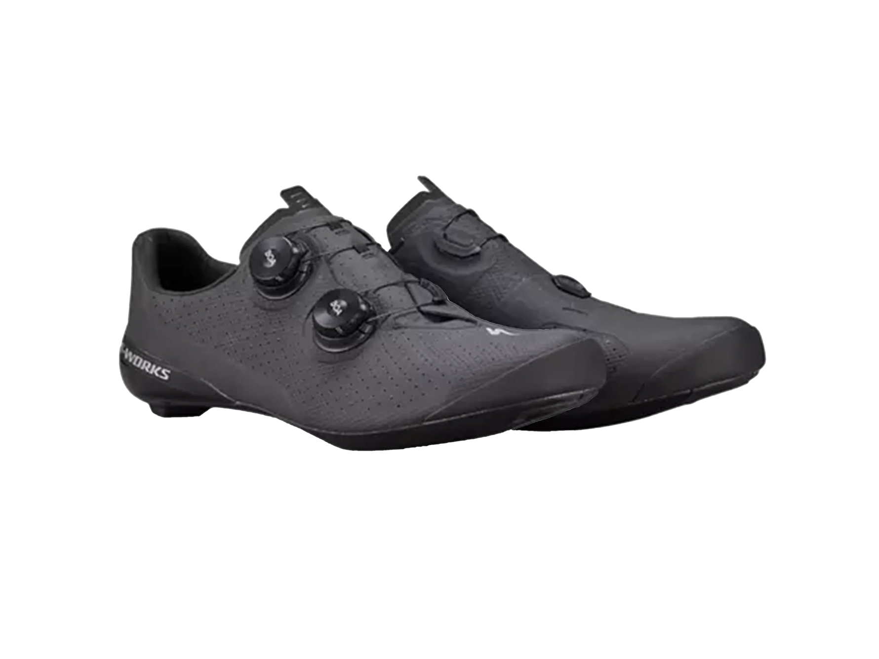 Specialized S-Works cycling shoes in black with dual BOA dial closure system
