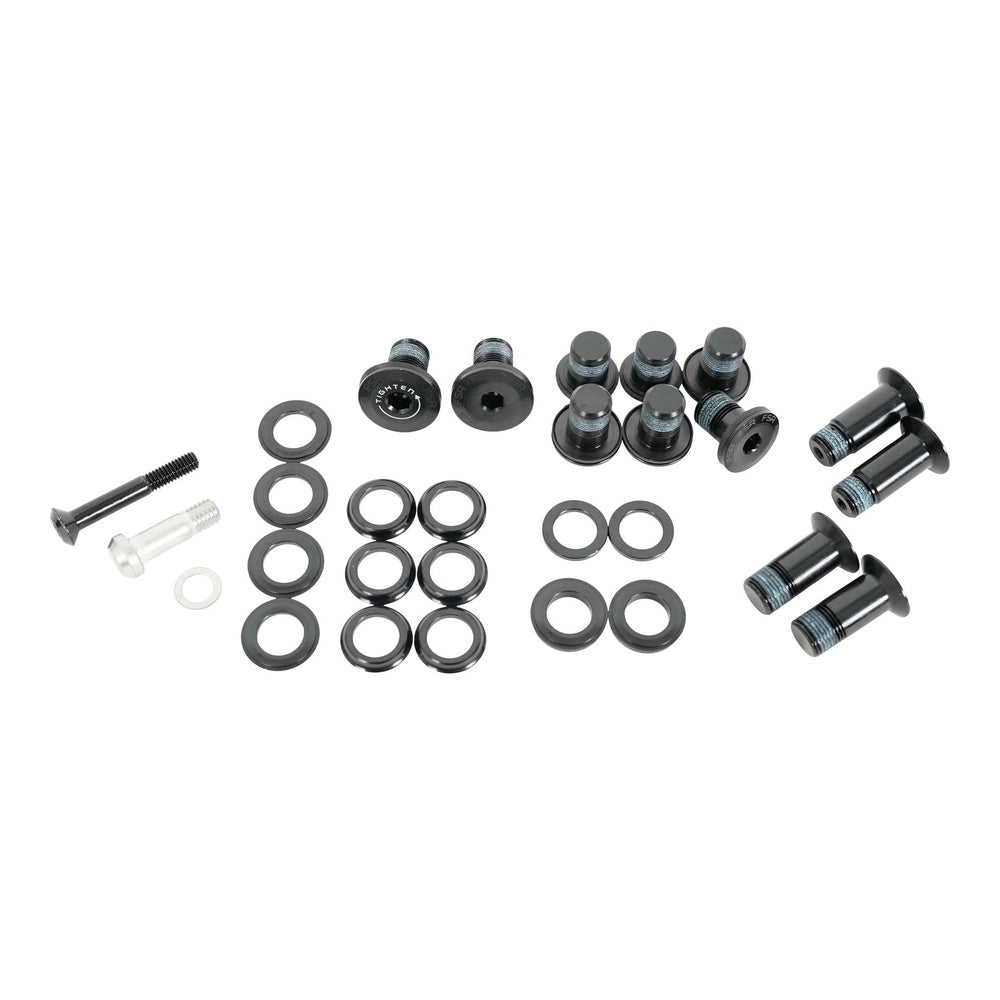 Specialized BLT SJ FSR bolt kit with black bolts, washers and hardware components