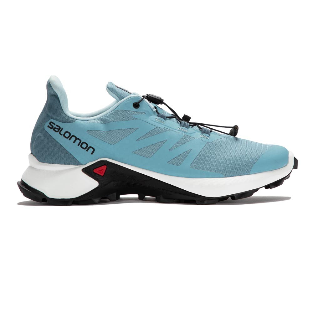 Salomon Supercross 3 women's running shoe in delphinium blue colorway