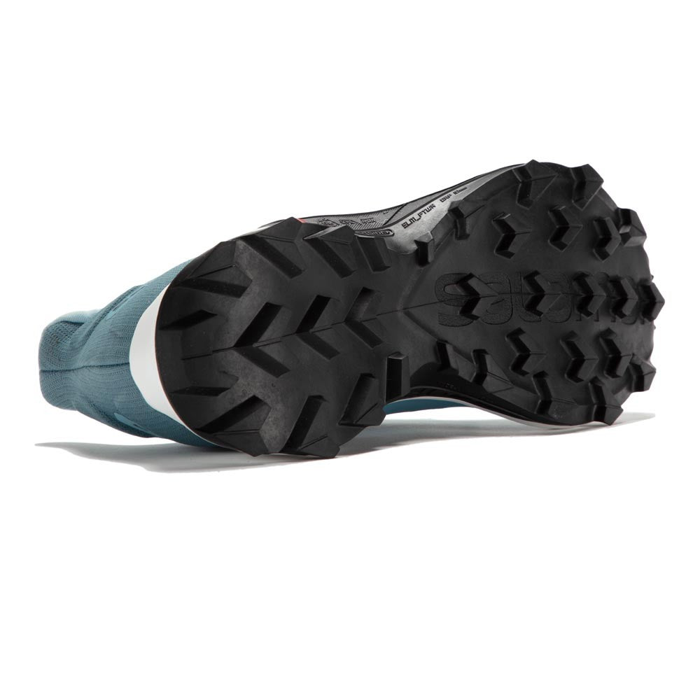 Salomon Supercross 3 women's trail running shoe sole view showing aggressive tread pattern