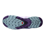 Salomon XA Pro 3D V8 GORE-TEX Women's Trail Running Shoe sole in Royal Lilac colorway