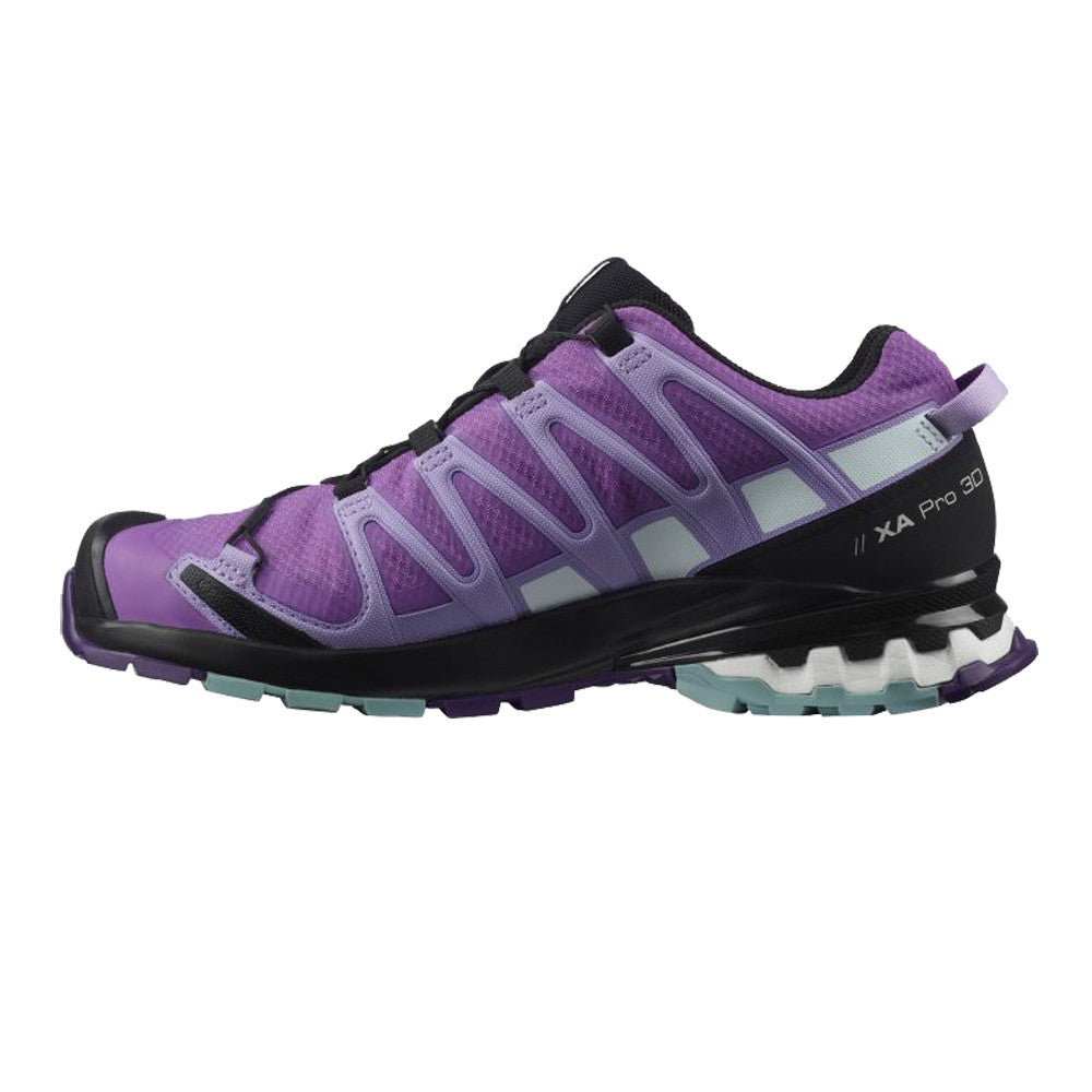 Salomon XA Pro 3D V8 GORE-TEX Women's Trail Running Shoe in Royal Lilac Purple
