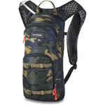 Dakine Session 8L hydration backpack in Ashcroft camo pattern with mesh shoulder straps