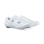 Shimano S-PHYRE SH-RC910 white road cycling shoes pair in three-quarter perspective view