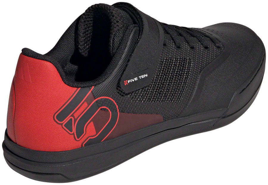 Five Ten Hellcat Pro MTB shoe in black with red heel detail