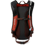 Dakine Shuttle 6L hydration backpack in deep red and black with mesh ventilation