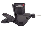 Shimano Deore SL-M590 9-speed bike shifter in black with cable