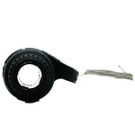 Black Shimano SLRS35 7-speed shift cable with white background