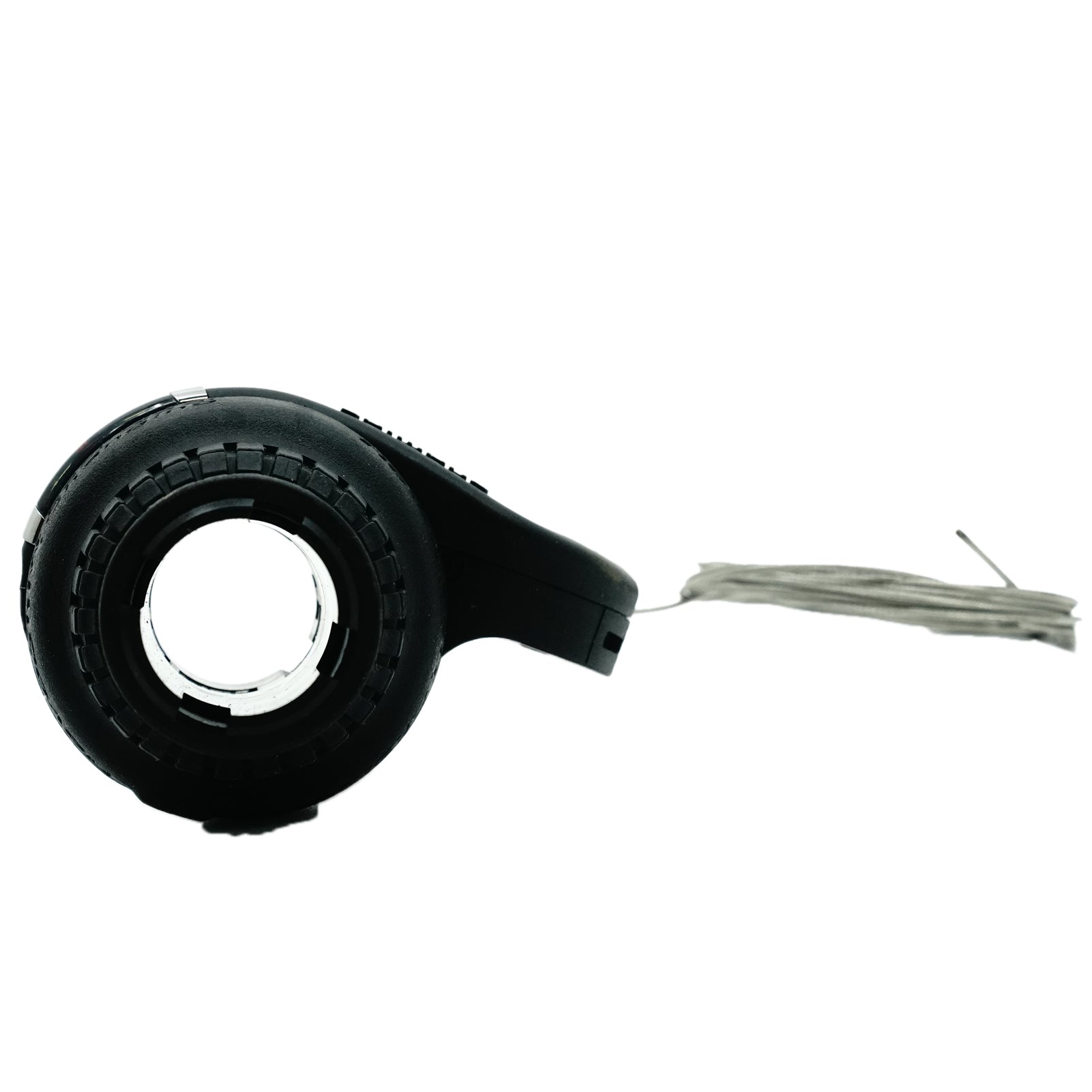 Black Shimano SLRS35 7-speed shift cable with white background