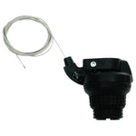Shimano SLRS35 7-speed right/front cable shifter in black with steel cable