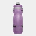 CamelBak Podium Chill 21oz purple water bottle with dotted pattern and squeeze cap
