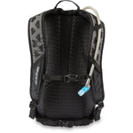 Dakine Syncline 12L black backpack with hydration system and mesh back panel