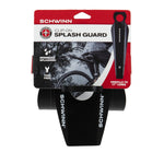 Schwinn black clip-on splash guard bicycle fender in retail packaging