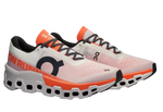 On Cloudmonster 2 running shoes in Frost/Rock colorway with distinctive sole