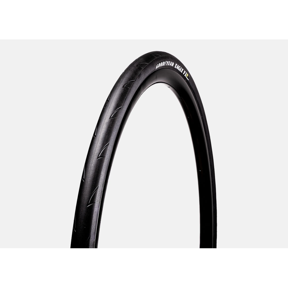 Goodyear Eagle F1 R black bicycle tire on clean white background