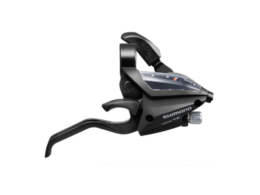Shimano ST-EF500 7-speed right brake and shift lever combo in matte black