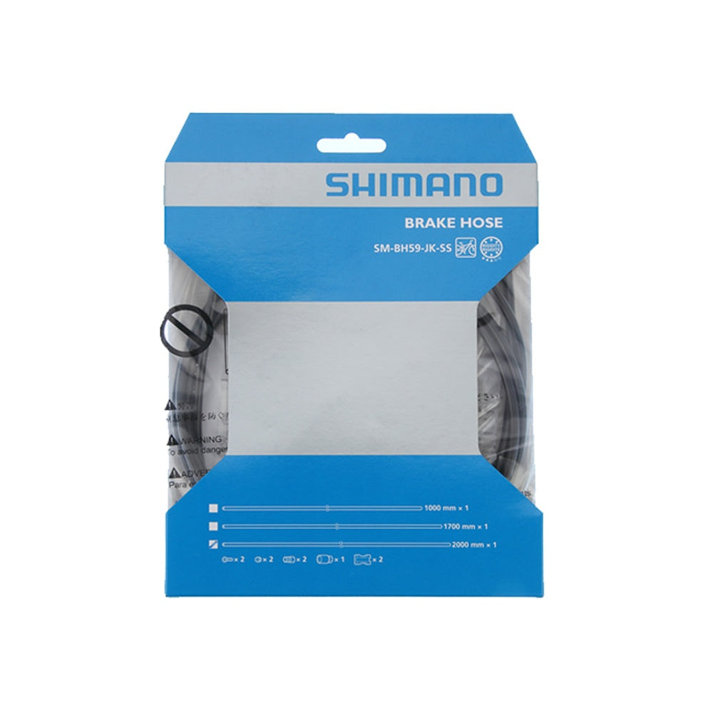Shimano SM-BH59 brake hose 2000mm with connecting units in retail packaging