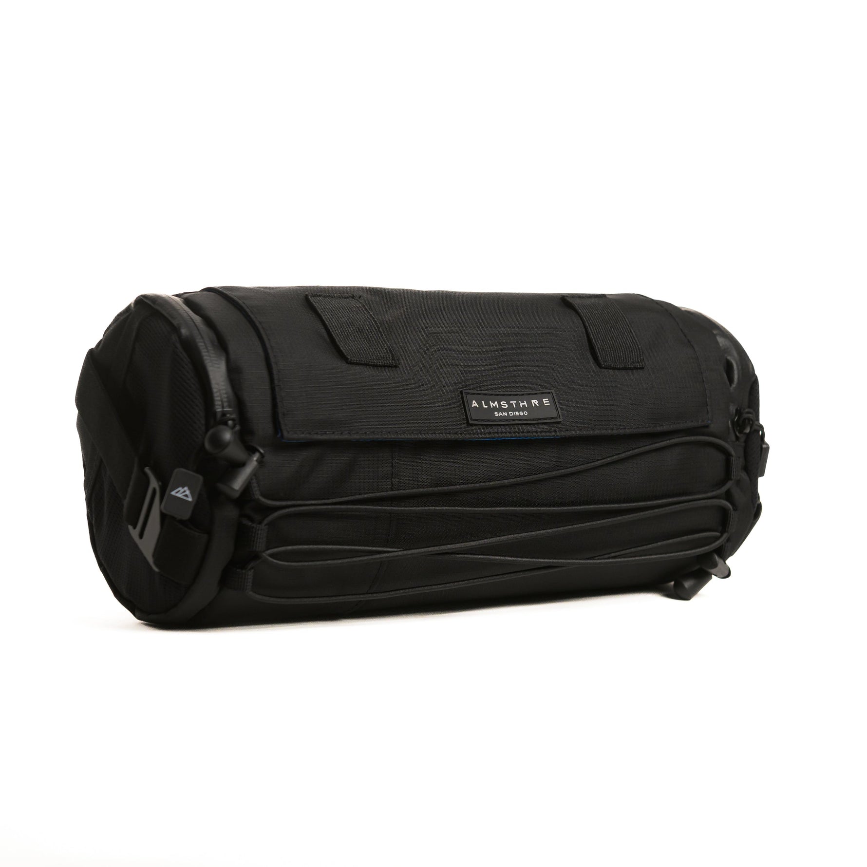ALMSTHRE Signature XL Bar Bag in midnight black with multiple zippered compartments