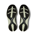 On Cloudeclipse running shoes sole view showing black and lime green outsole pattern
