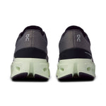 On Cloudeclipse men's running shoes in rock gray and lime green colorway