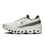 On Cloudmonster 2 running shoe in white and light gray colorway