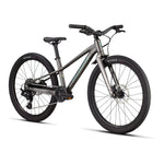 Specialized Riprock 24 mountain bike in smoke gray with turquoise accents