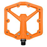 Orange Crank Brothers Stamp 1 Large mountain bike pedal with platform design