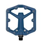 Crank Brothers Stamp 1 Small blue mountain bike pedal with hexagonal platform design