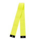 Super73 yellow wheel liner strips with black attachment tabs on white background