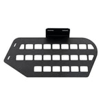 Black Super73 In-Frame MOLLE panel with rectangular cutouts and mounting bracket