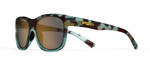 Tifosi Swank XL sunglasses in blue tortoise pattern with brown gradient lenses