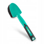 Motorex cleaning brush with teal handle and black bristles for bike maintenance