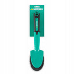 Motorex turquoise cleaning brush with soft bristles in retail packaging