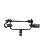 Kuat Transfer V2 2-inch 2-bike hitch rack in matte black, top view