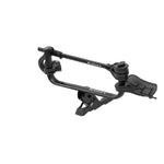 Kuat Transfer V2 2-inch 2-bike hitch car rack in matte black on white background