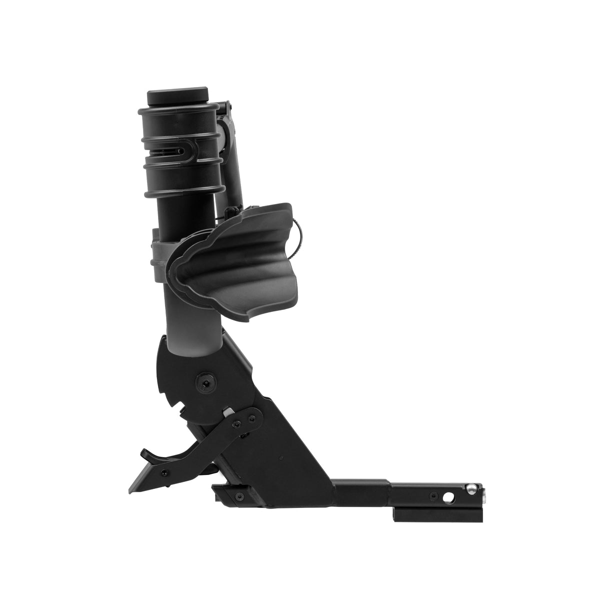 Kuat Transfer V2 2-inch 2-bike hitch car rack in matte black, side view