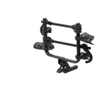 Kuat Transfer V2 black 3-bike hitch mount rack on white background