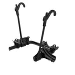 Kuat Transfer V2 2-inch 2-bike hitch car rack in matte black on white background