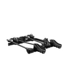 Kuat Transfer V2 2-inch 2-bike hitch car rack in matte black, folded flat
