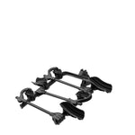 Kuat Transfer V2 black 3-bike hitch mount rack on white background