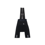 TheOneOff Xenon Bib Short in Future Black displayed flat from front view