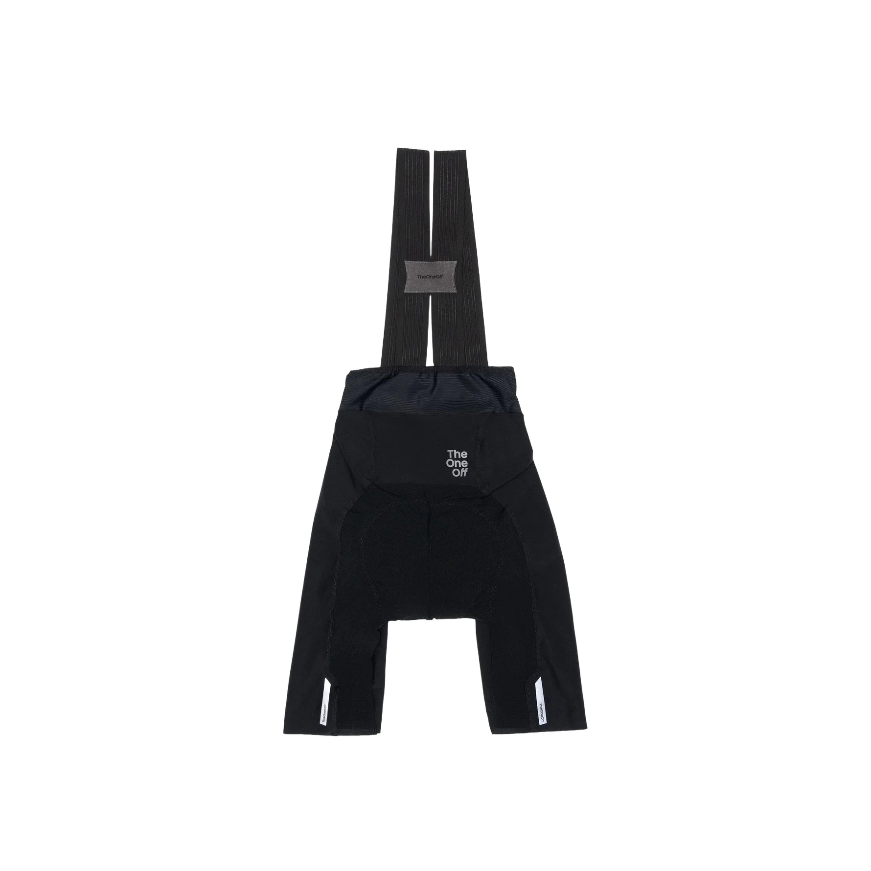 TheOneOff Xenon Bib Short in Future Black with shoulder straps and chamois pad
