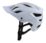 Troy Lee Designs A3 MIPS MTB Helmet in white with extended visor