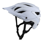 Troy Lee Designs A3 MIPS MTB Helmet in White with black visor and straps