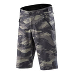 Troy Lee Designs Skyline cycling shorts in brushed camo military pattern with liner