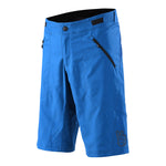 Troy Lee Designs Skyline cycling shorts in blue with black waistband and zippered pocket