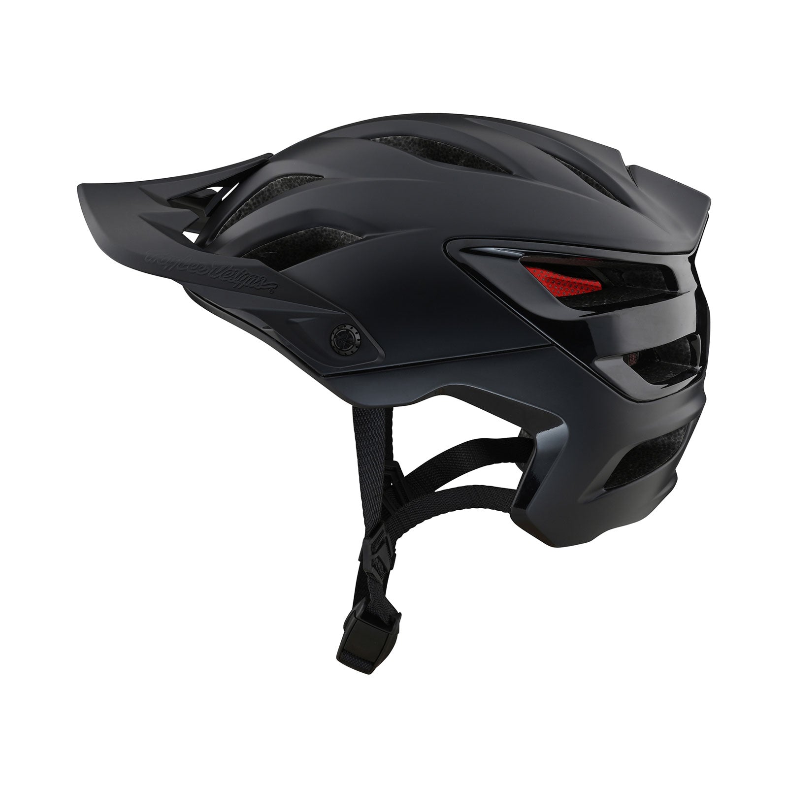 Troy Lee Designs A3 Mips Helmet Uno in Black with visor and chin guard